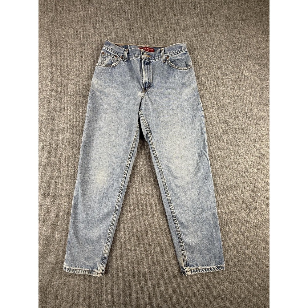 Levis 550 Jeans Boys 12 Blue Relaxed Fit Tapered Denim 26x28 Casual Pants